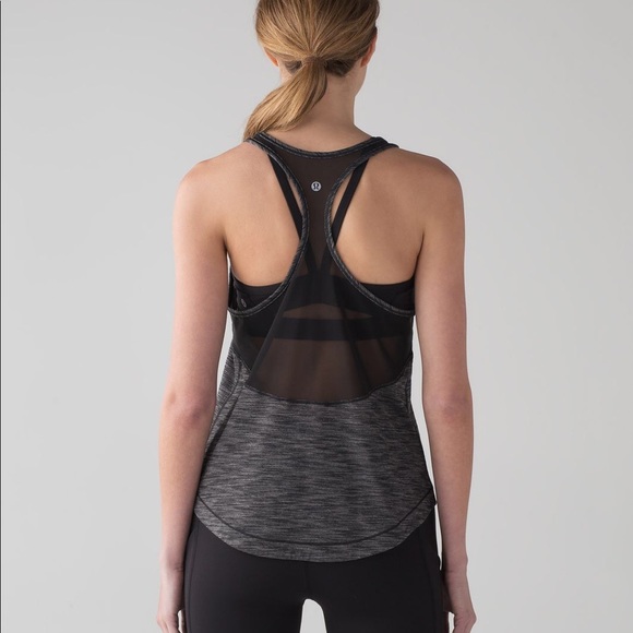 lululemon athletica Tops - Lululemon Long Distance Tank with Mesh